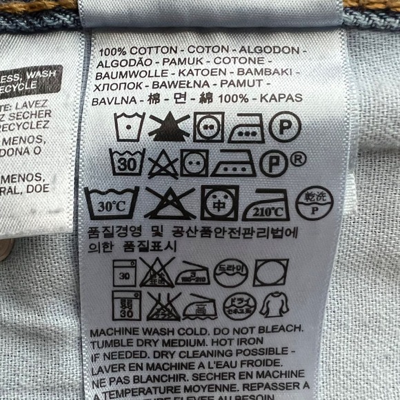 Vintage Levi’s 550 Jeans Mens size 38x29 Blue Medium Wash Straight Leg Relaxed - Picture 10 of 12